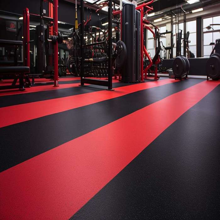 Rubber roll Gym Flooring