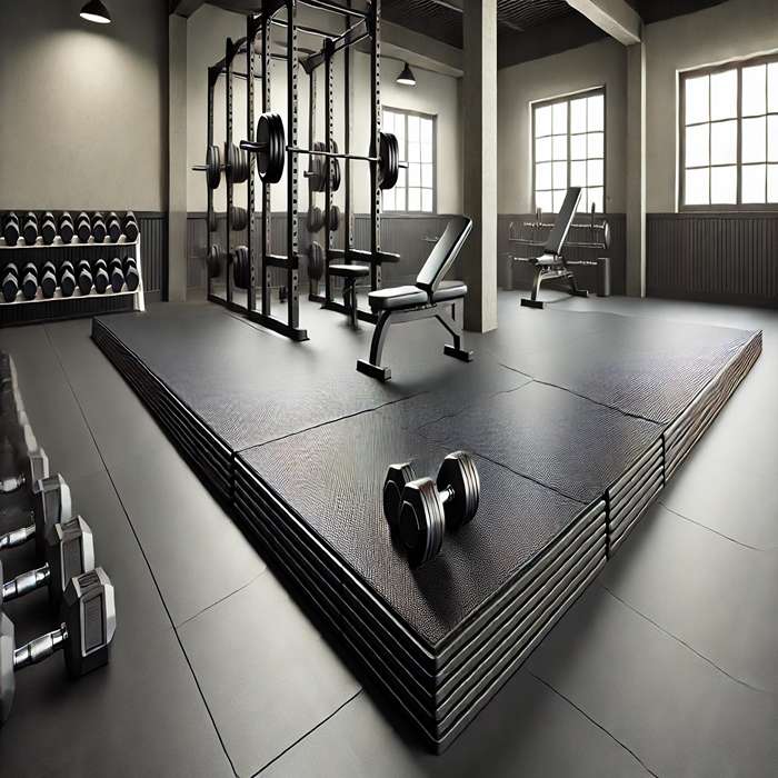 rubber flooring for weightlifting area Dubai