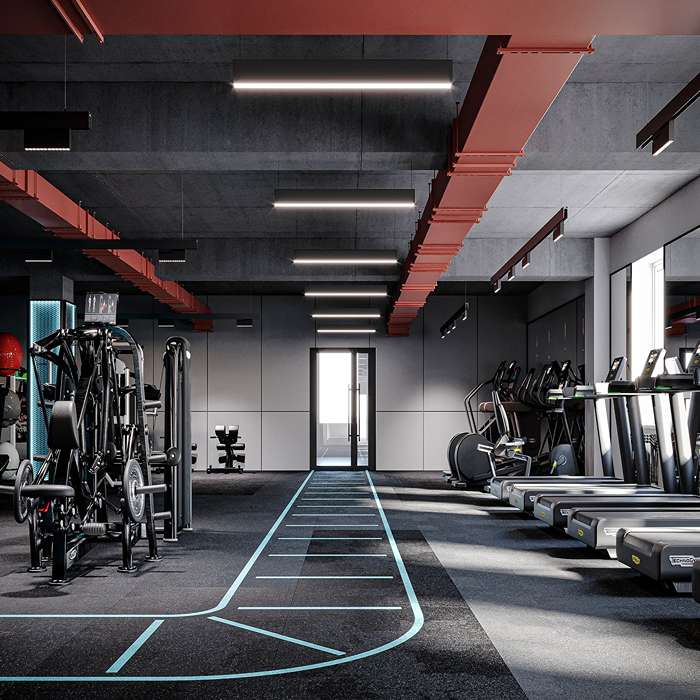 Rubber Gym Flooring in Dubai
