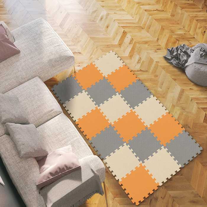 Modern Interlock Rubber Tiles
