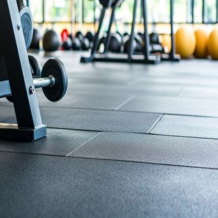 Rubber tile Gym Flooring in Dubai