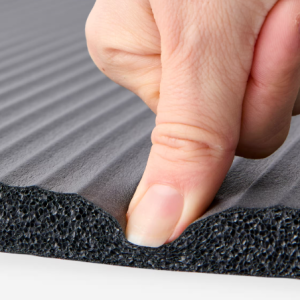 20 mm Thick Ultra Comfortable and Wide Pilates Mat - Black